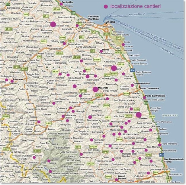 Le Marche Italy Map My Works Localization Map In Le Marche, Italy